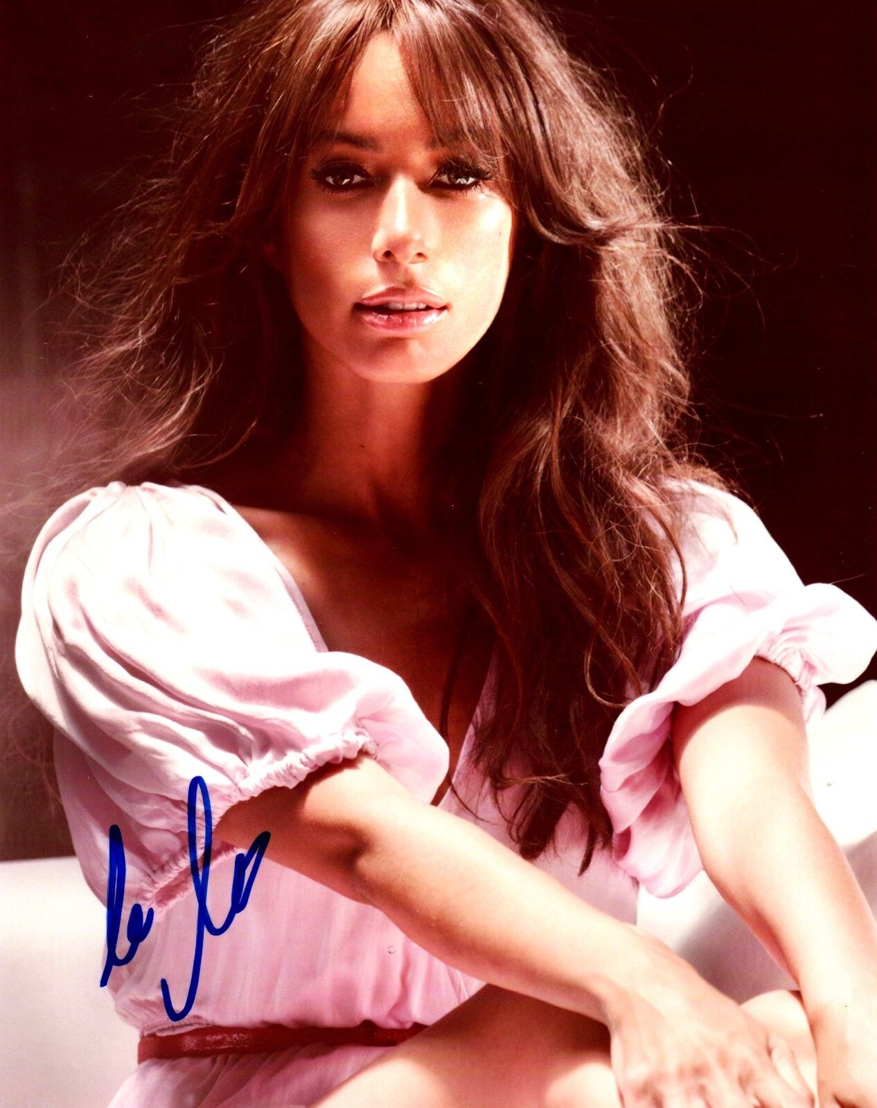 Leona Lewis singer REAL hand SIGNED 8x10 Photo Poster painting #2 COA Autographed X Factor