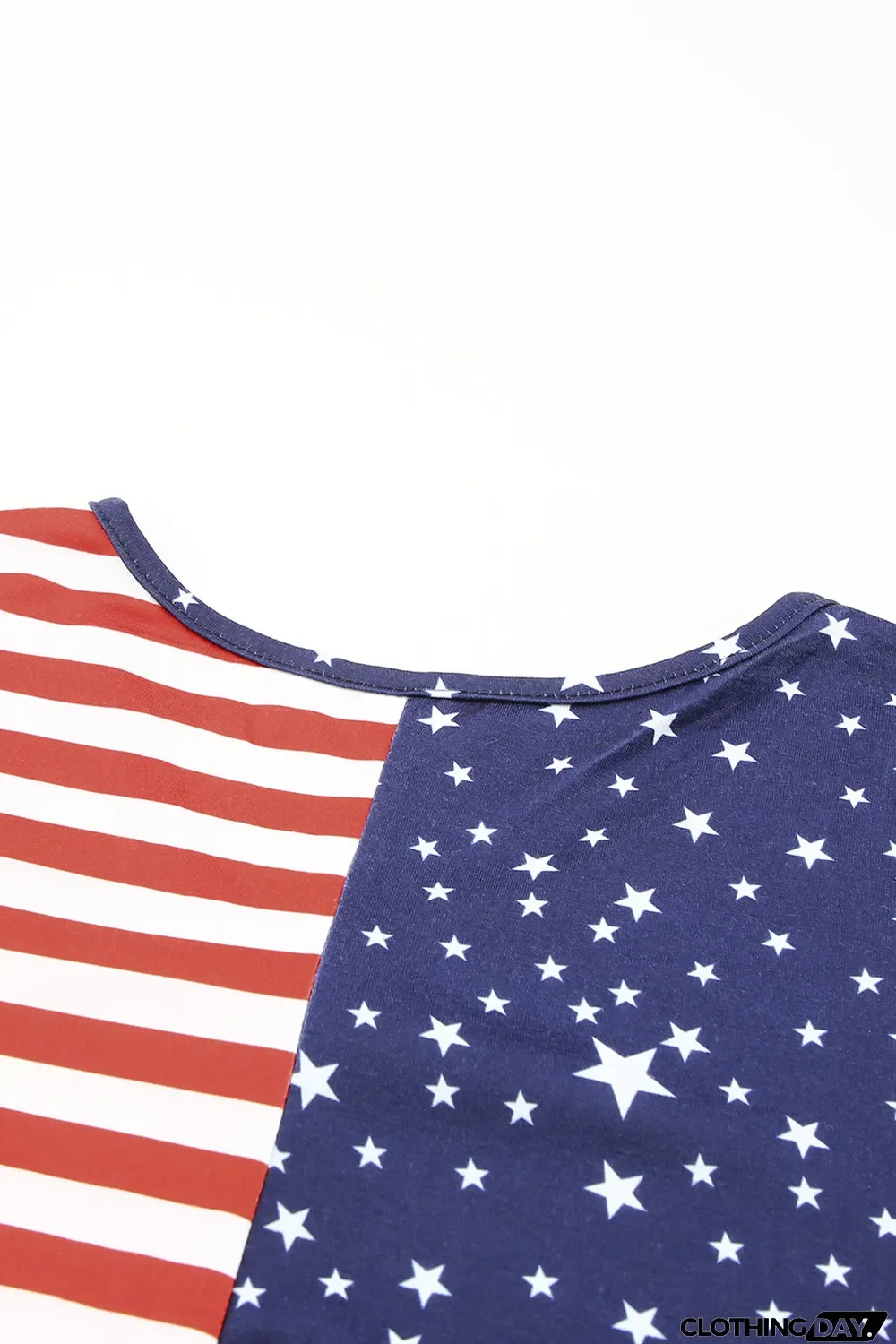 July 4th Stars and Stripes USA Flag Tee