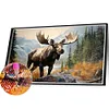 Moose-Full Round Diamond Painting 40*30CM