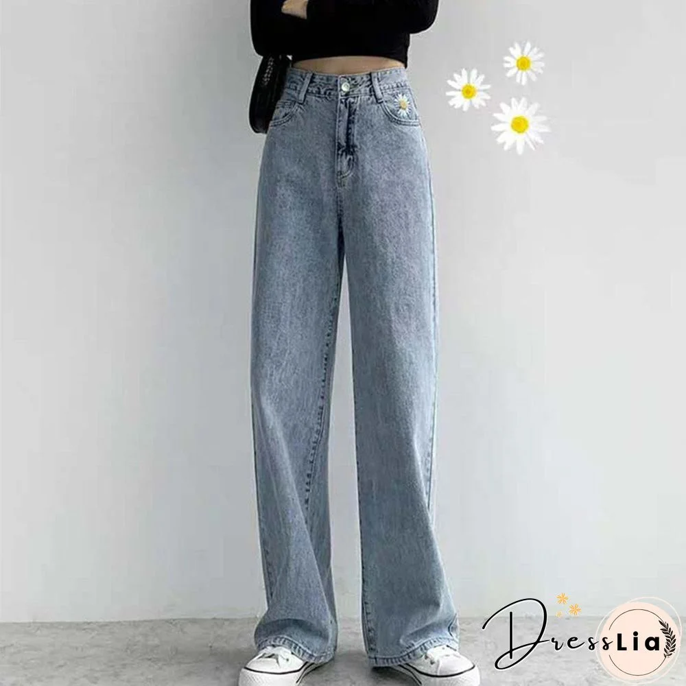 Woman Jeans High Waist Clothes Wide Leg Denim Clothing Streetwear Vintage Quality Summer Fashion Harajuku Loose Pants