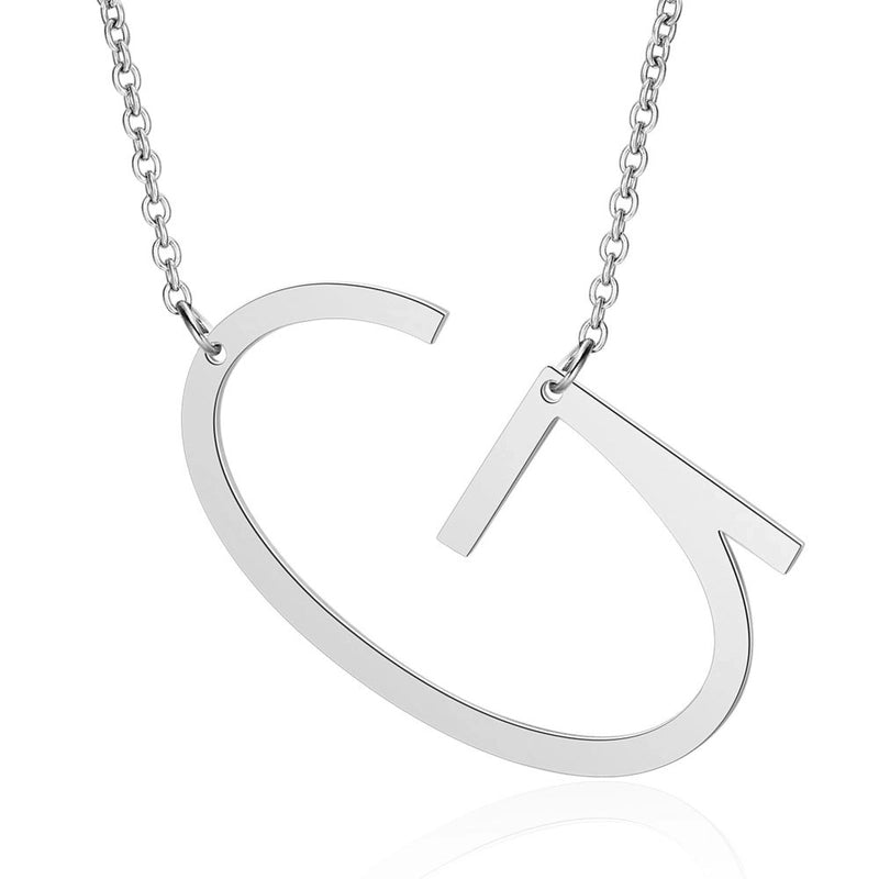Stainless Steel Fashion Polishing Letter Necklace