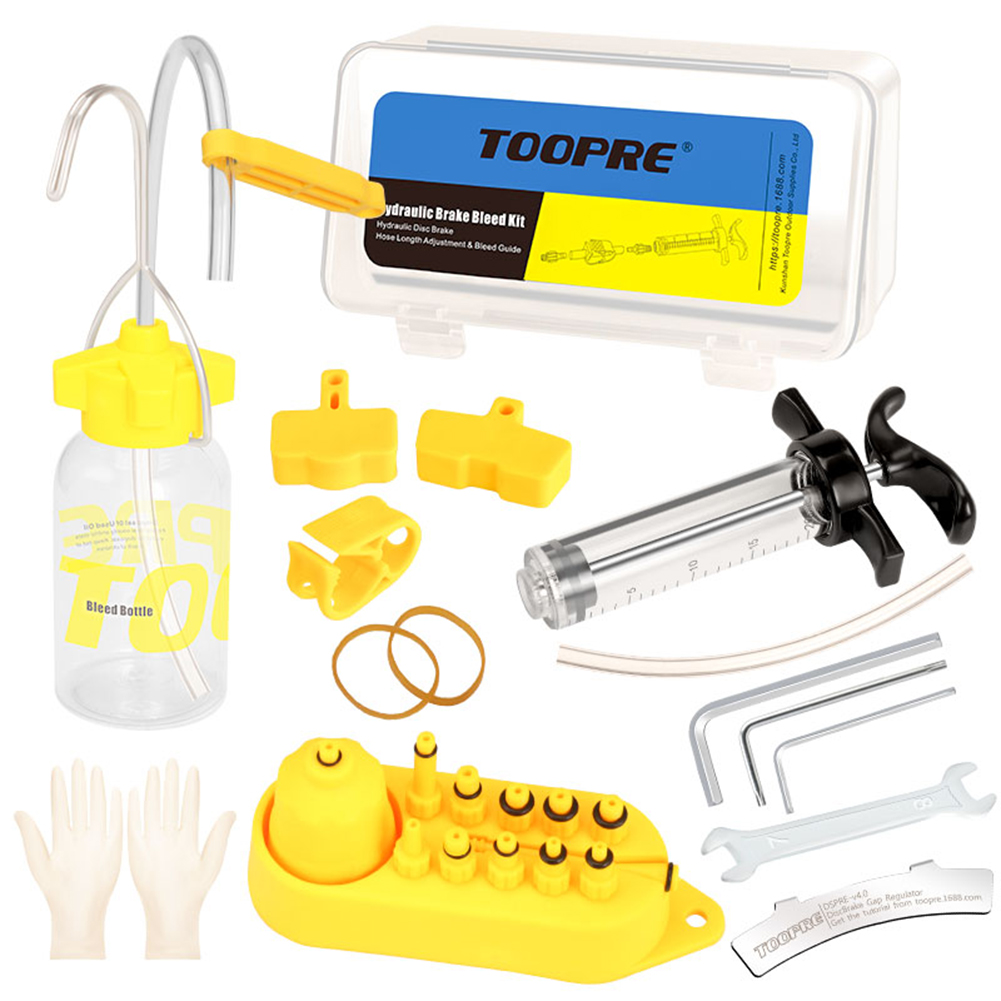 

TOOPRE Universal Bicycle Disc Brake Oil Bleed Kit Bike Brake Repair Tools, 501 Original