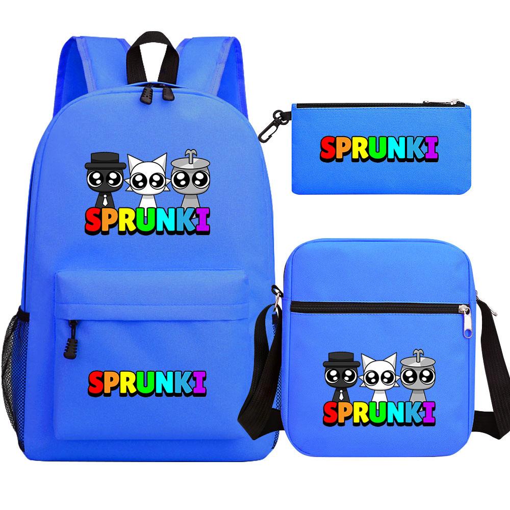 Mayoulove Sprunki Kids Backpack Lightweight Design with Multiple Pockets for School Adventures-Mayoulove