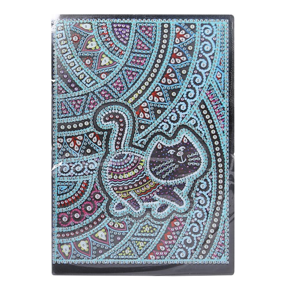 Diamond Painting Cat Notebook, Sketchbook Craft