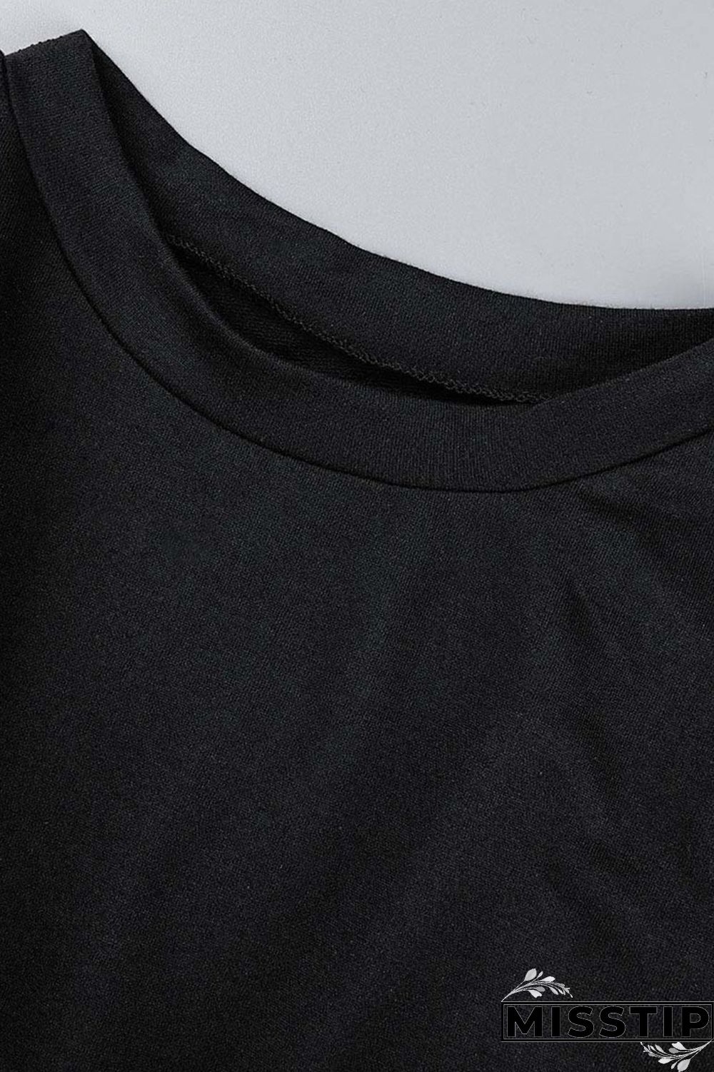 Black Casual Street Solid Hollowed Out Patchwork O Neck Long Sleeve Two Pieces