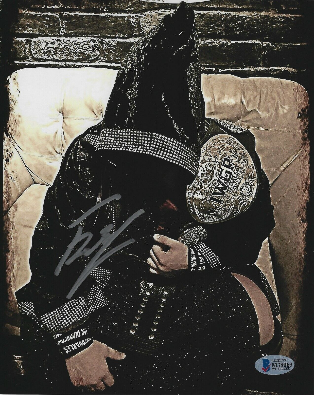 Evil King of Darkness Signed 8x10 Photo Poster painting BAS Beckett COA New Japan Pro Wrestling