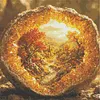 Diamond Painting -DIY Round Drill Heart-Shaped Beach Scene(40x40cm)