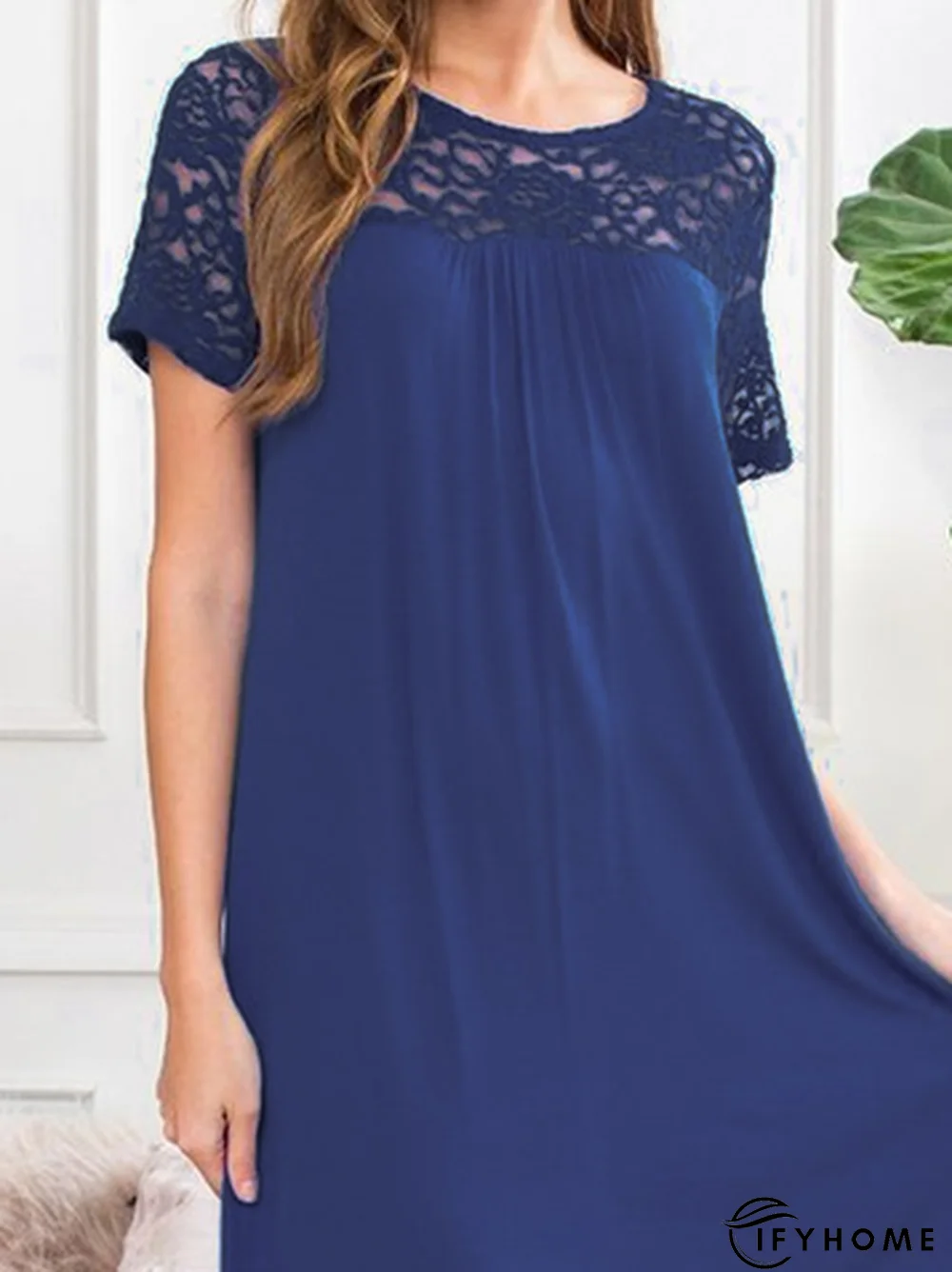Casual Lace Loose Dress | IFYHOME
