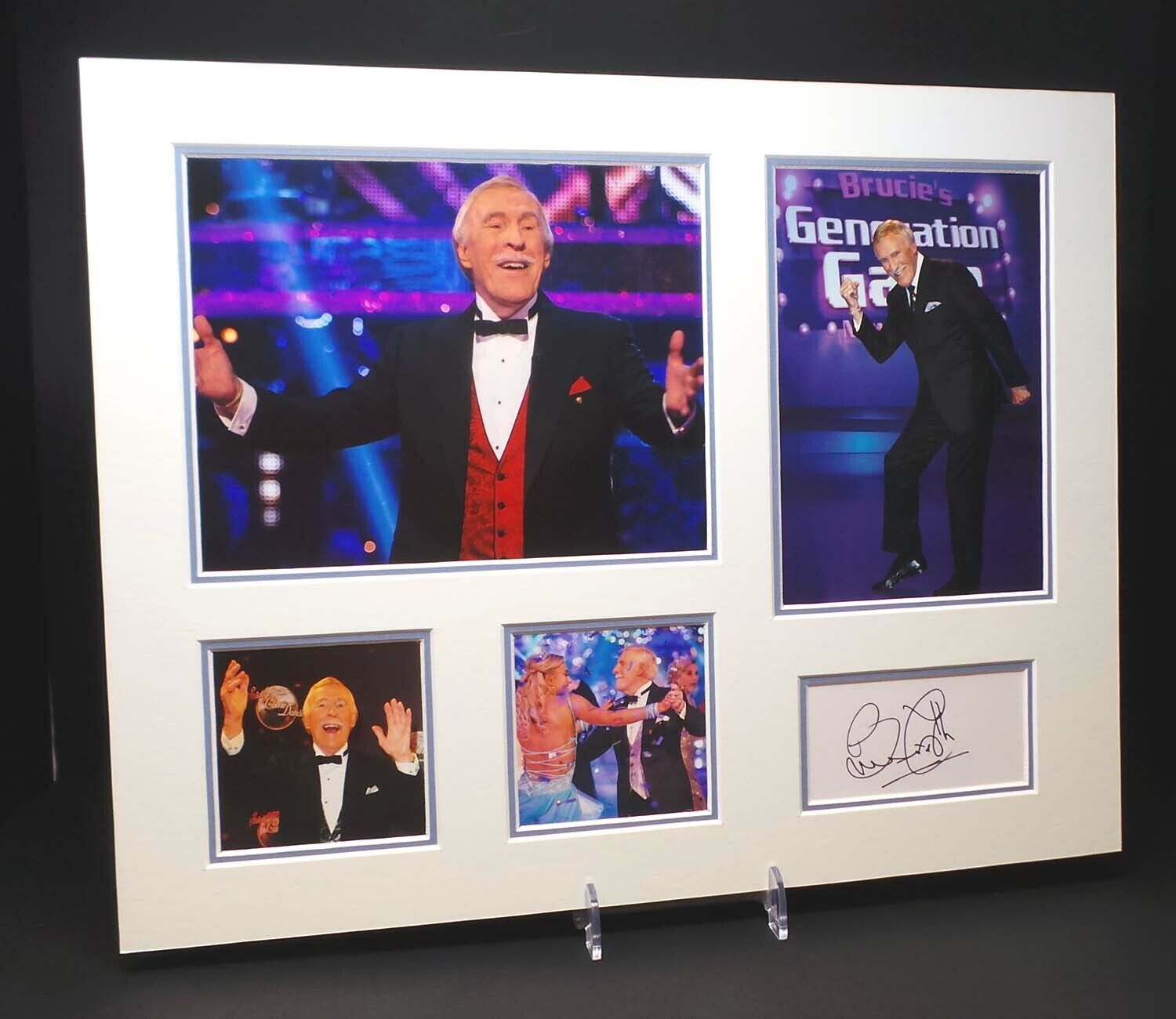 Bruce FORSYTH Signed Mounted 20x16 Photo Poster painting Display AFTAL RD COA Generation Game