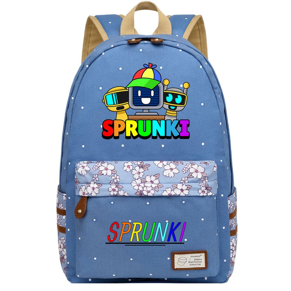 Mayoulove Sprunki Backpack Lightweight Design with Multiple Pockets for School Use-Mayoulove