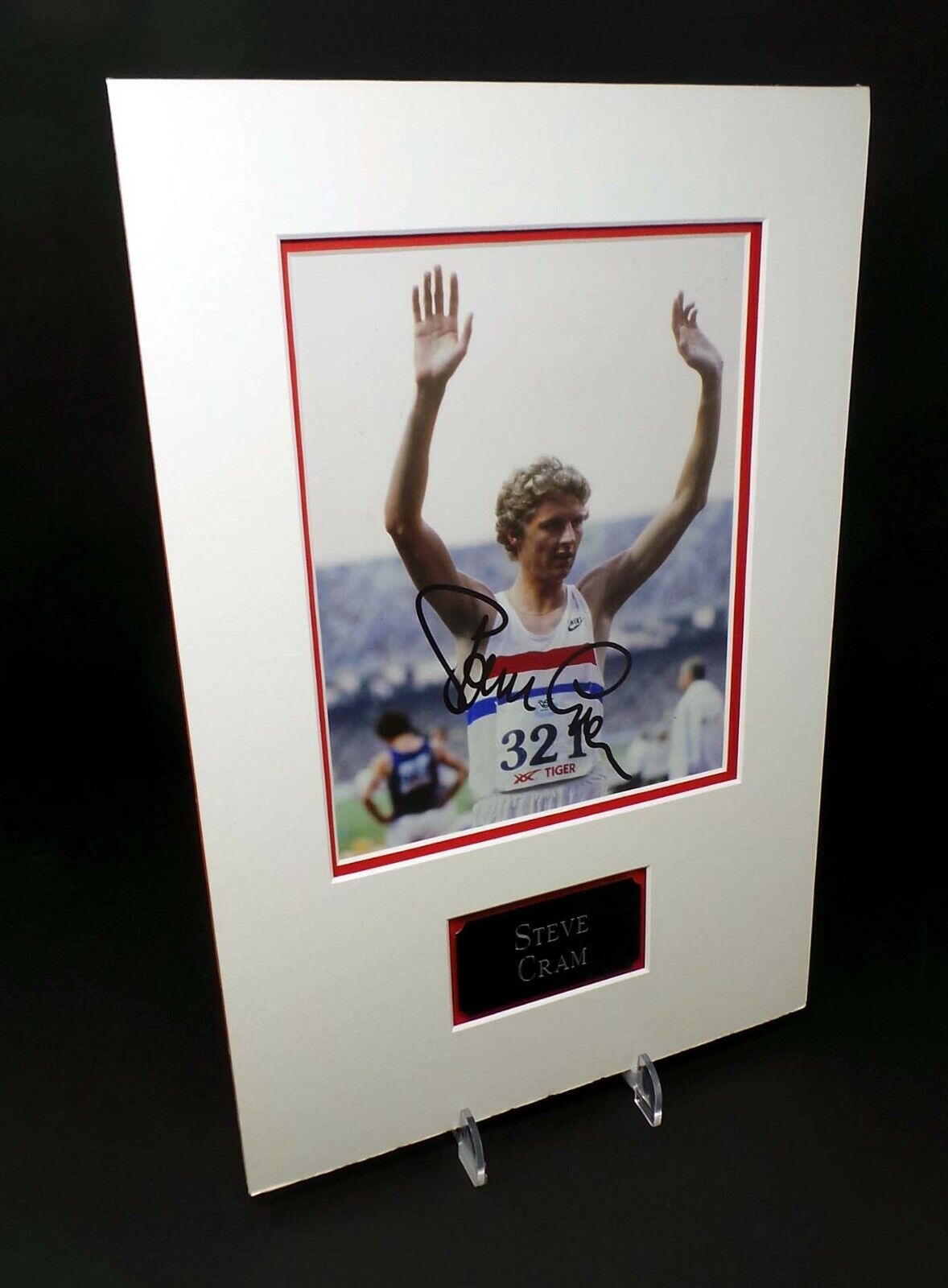 Steve CRAM British Olympic Athlete Signed & Mounted 10x8 Photo Poster painting AFTAL RD COA