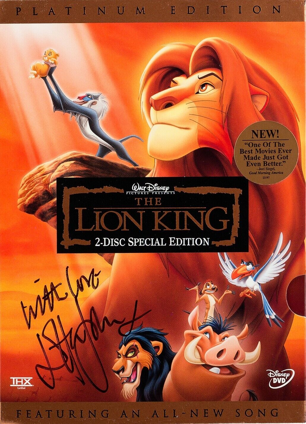 ELTON JOHN Signed 'Lion King' Photo Poster paintinggraph - Singer / Musician - preprint