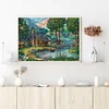 Diamond Painting -DIY Full Square Drill Forest Cabin