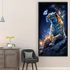 (Big Size) Ferocious Tiger - 11CT Stamped Cross Stitch 40*70CM
