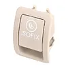 Child Seat ISOFIX Switch Cover 2059200806 for Benz C Class W253 15-21 (Black)