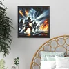 Diamond Painting -DIY Full Square Drill Fire Hero(45*45 CM)