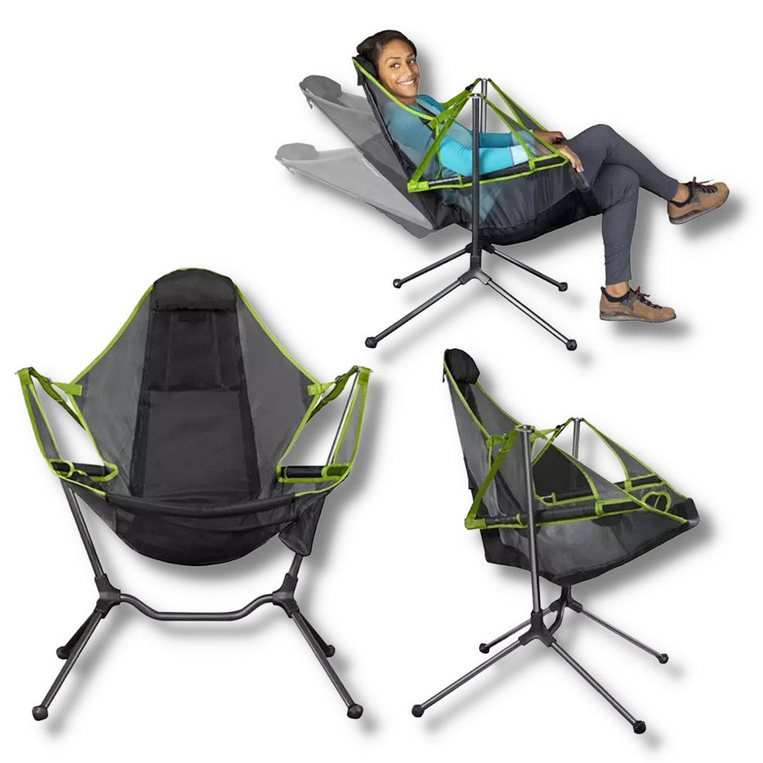 Luxury folding best sale reclining camping chairs