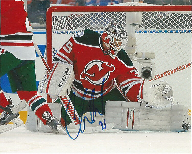 New Jersey Devils Cory Schnieder Signed Autographed 8x10 Photo Poster painting COA