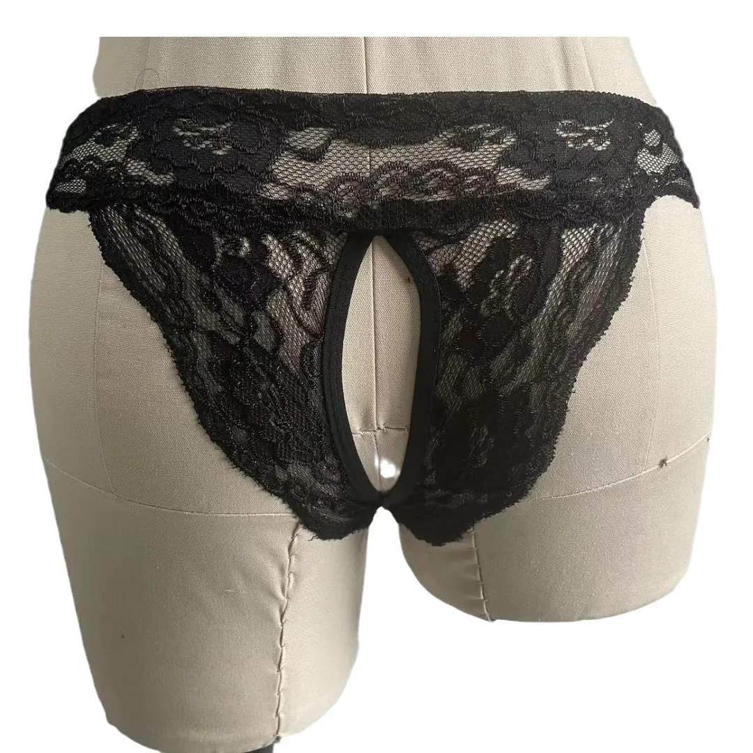 Churchf Sex Panties Women Tempted To Open The Crotch Hot Pyjamas Lace Sexy Bed Free Flirting Panties 3050
