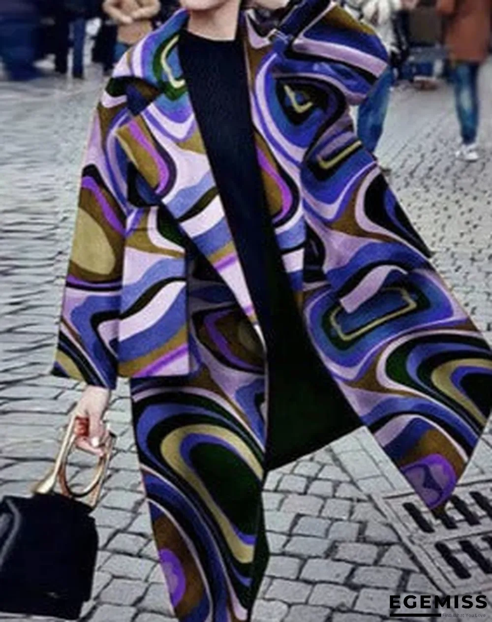 Autumn And Winter Women's Casual Long Pure Color Warm Wool Coat Windbreaker | EGEMISS