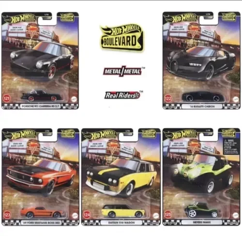 Dronehint Hot Wheels Premium Boulevard 2025 Mix 2 #121-125 Set of 5 (In-Stock) New GJT68-B Toy