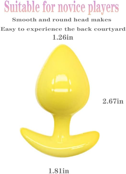 Butt Anal Plug Anus Trainer for Comfortable Long-Term Wear, Soft Silicone