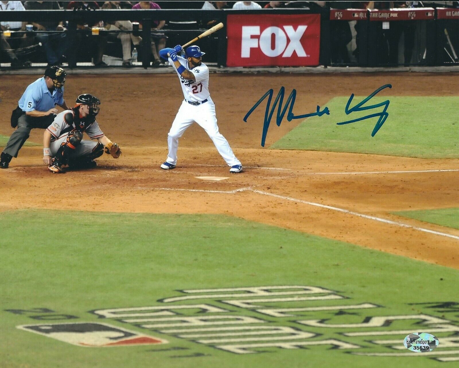 Signed 8x10 MATT KEMP Los Angeles Dodgers Autographed Photo Poster painting - COA