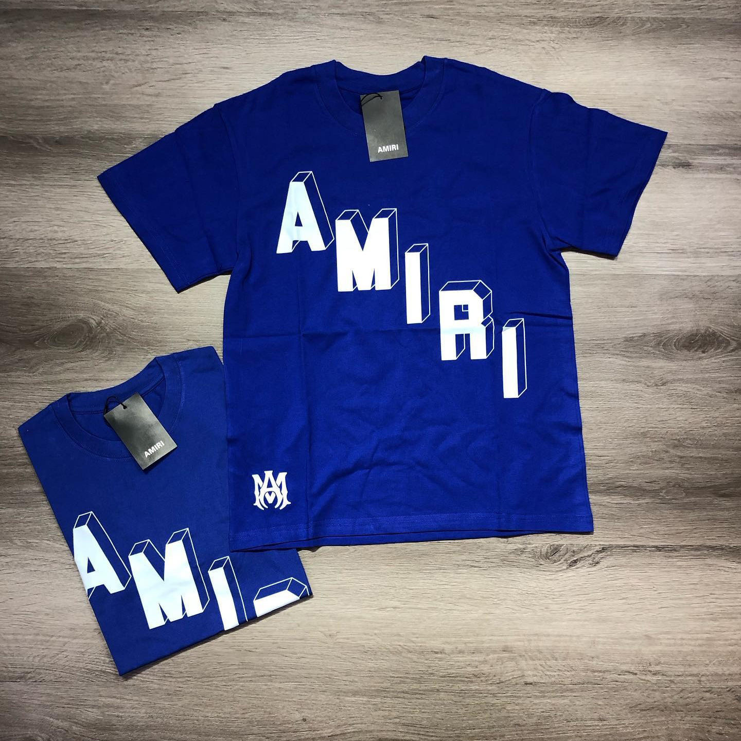 Amiri White Letters Cotton Short Sleeve T-Shirt