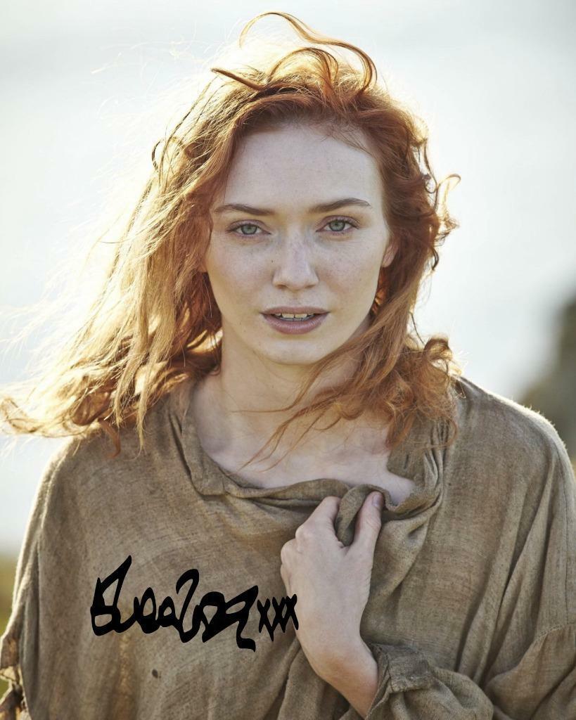 ELEANOR TOMLINSON Demelza Poldark SIGNED AUTOGRAPHED 10 X 8