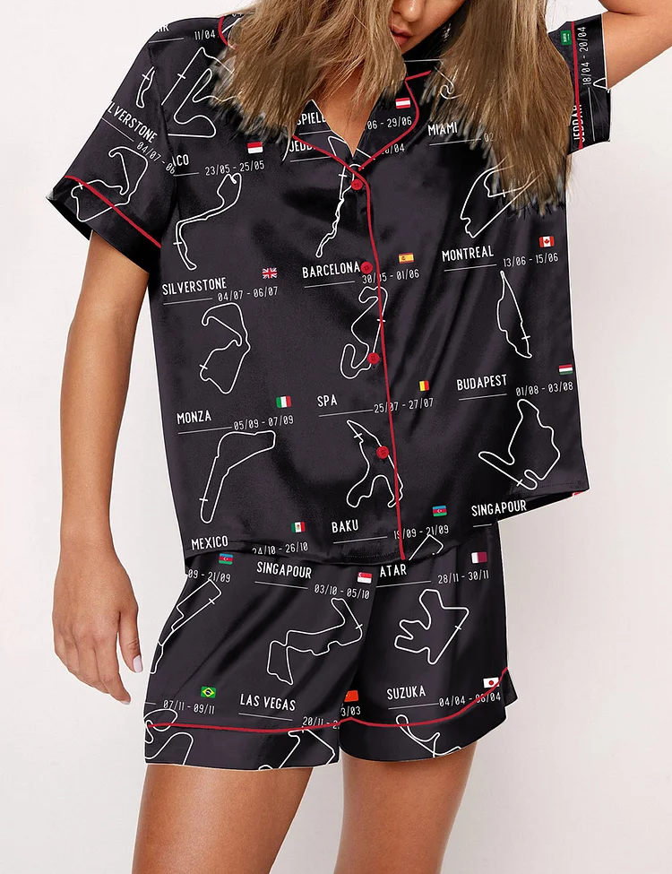 Women's Formula One Racing F1 Pajama Set