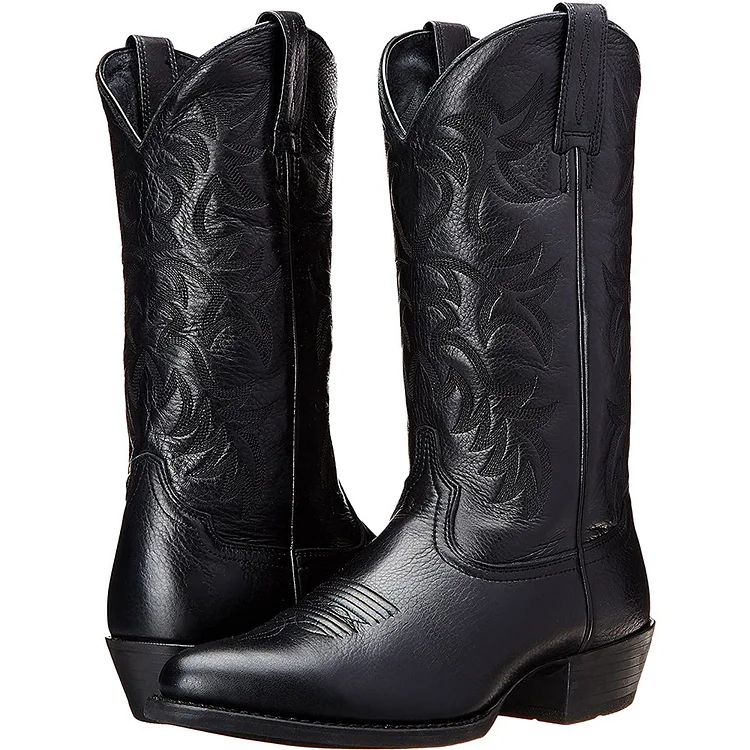 Men's Embroidered Western Boots
