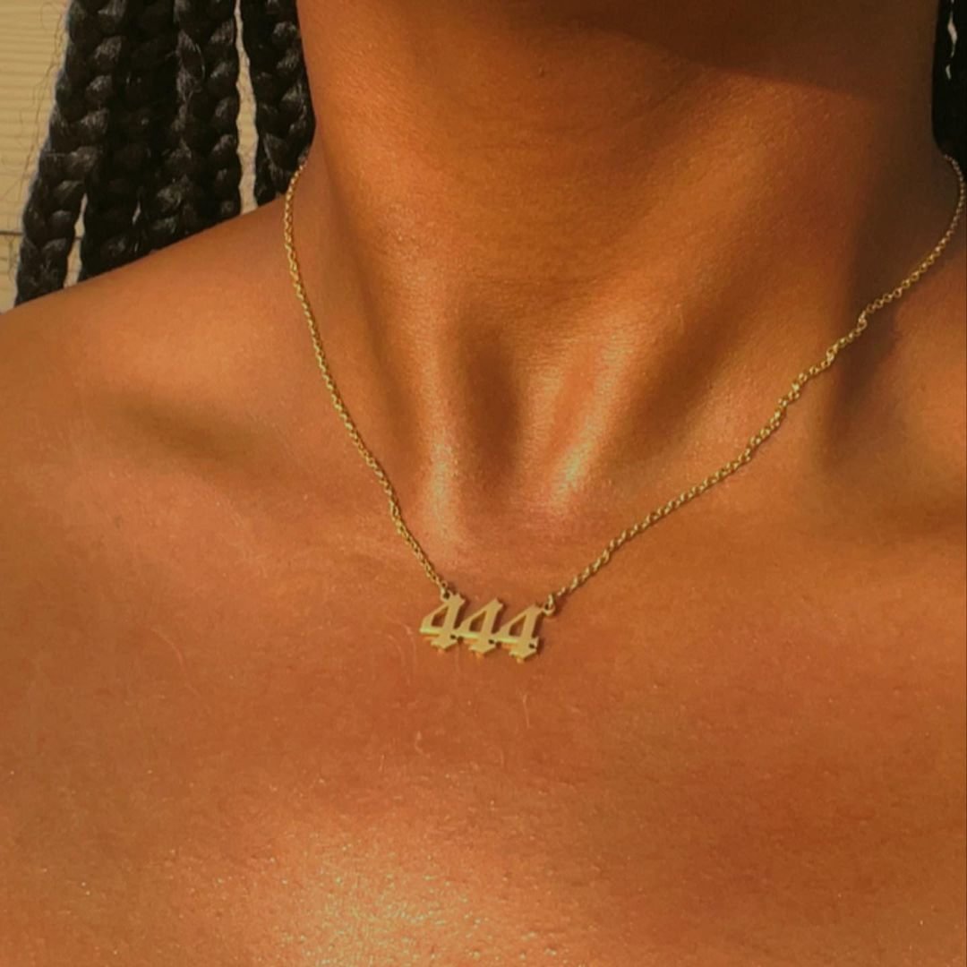 777 Angel Number Pendant Neckalce Women Jewelry-VESSFUL