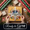 (25x25cm)DIY Pearl Painting Xmas Framed Handmade Pearl Material Art Kit Living Room Decor