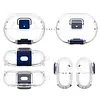 TPU Transparent Case Protective Cover with Locking Anti-scratch Headphone Protective Case with Carabiner Shockproof Fit for  Studio Buds/Studio Buds+