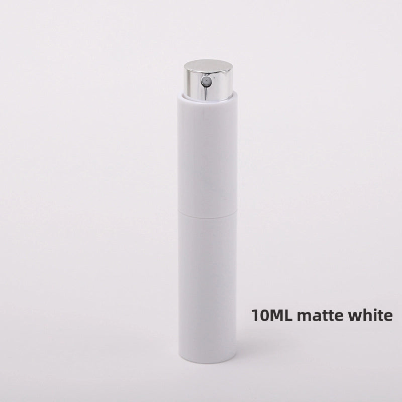 10ml Perfume Sub-bottle Rotating Retractable ABS Spray Glass Empty Bottle Mouth Spray Bottle Portable Travel Sample Logo