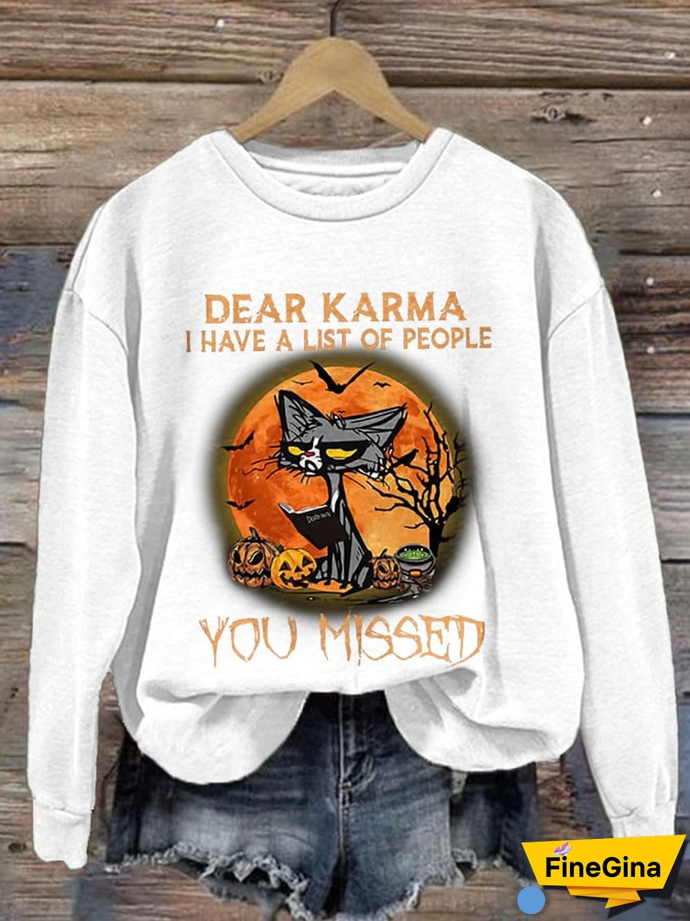 Women's Casual Print Long Sleeve Sweatshirt