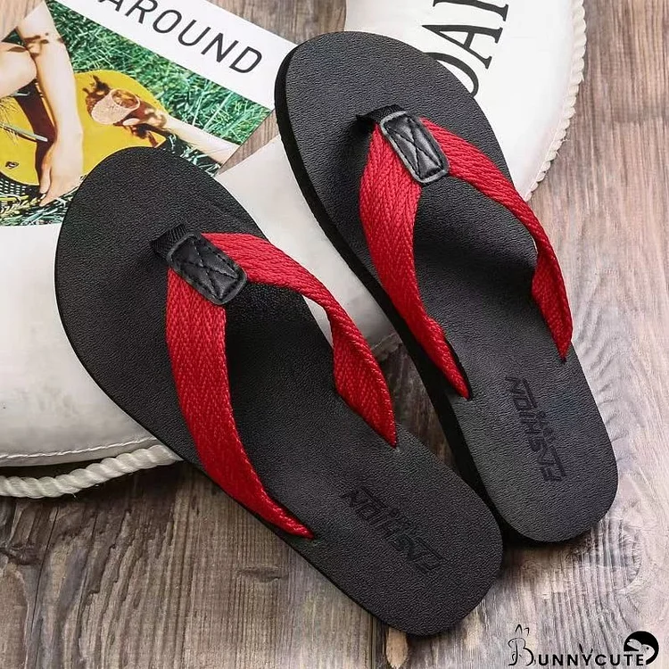 Men's Summer Outdoor Flip-flops Thick Bottom Flip Flops
