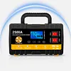12V/24V Car Battery Charger with Cable Clamps & LCD Display Automatic Chargers and Maintainer for Car Motorcycle Lawn Mower