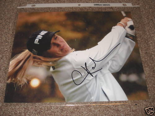 Carin Koch SEXY LPGA Autographed Signed 8x10 Golf Photo Poster painting