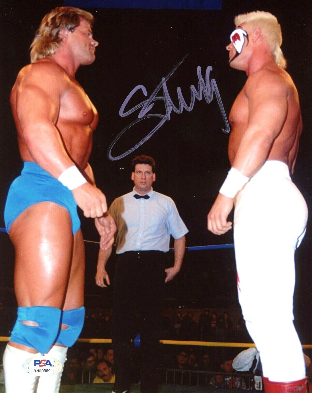 WWE STING HAND SIGNED AUTOGRAPHED 8X10 WRESTLING Photo Poster painting WITH PSA DNA COA 7