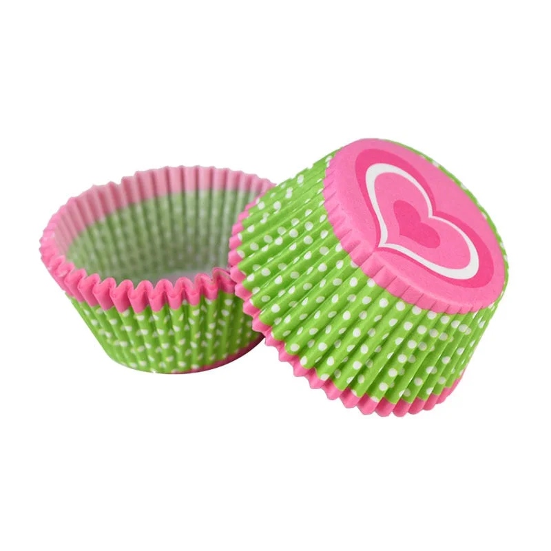 100Pcs Muffin Cupcake Paper Cups Cupcake Liner Baking Muffin Box Cup Case Party Tray Cake Decorating Tools Birthday Party Decor