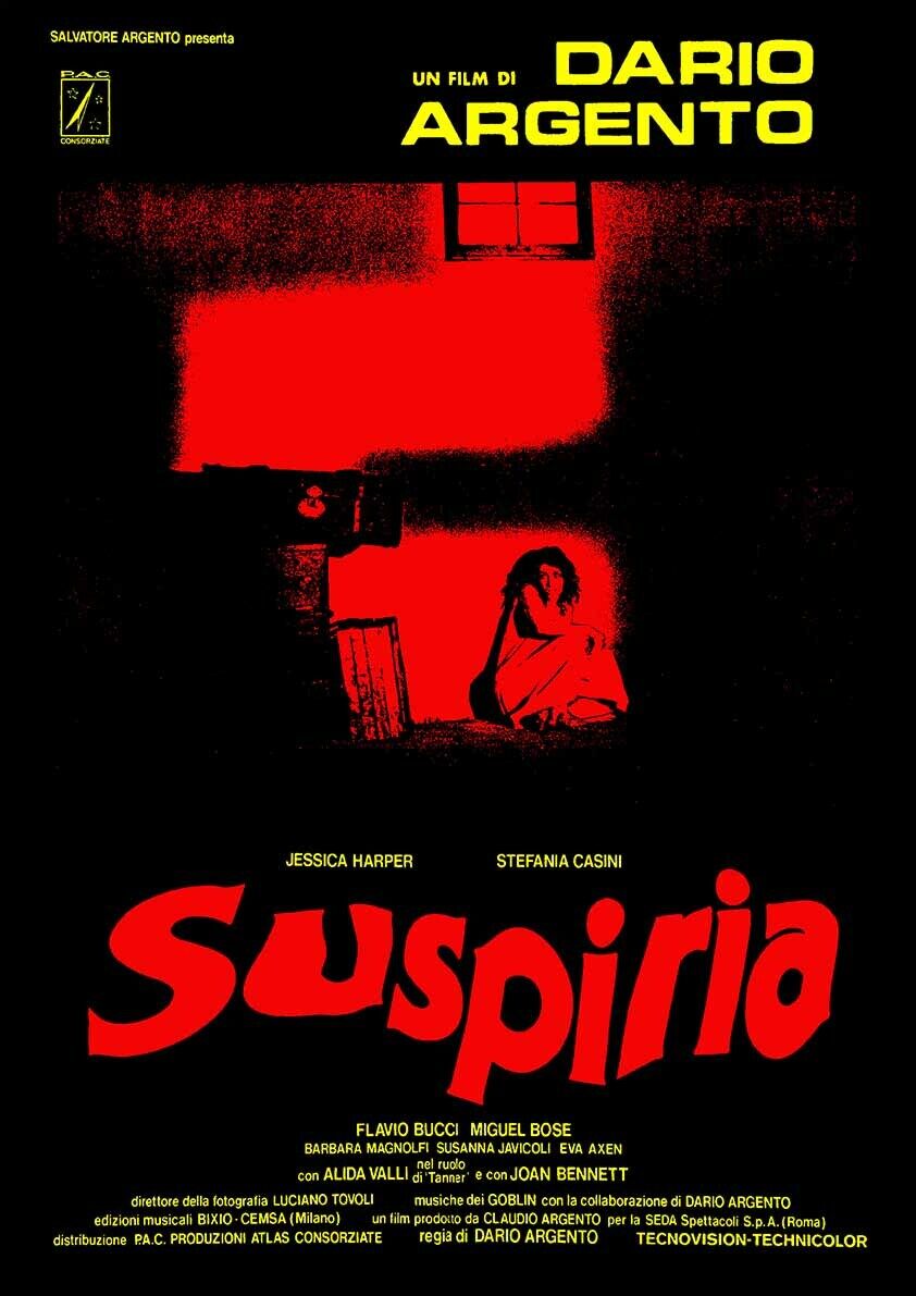 SUSPIRIA 70s Movie Print Art Canvas Poster For Living Room Decor Home Wall Picture