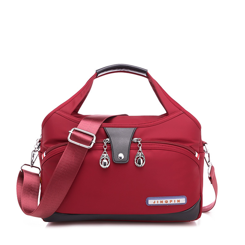 Large-capacity waterproof and anti-theft fashion handbag