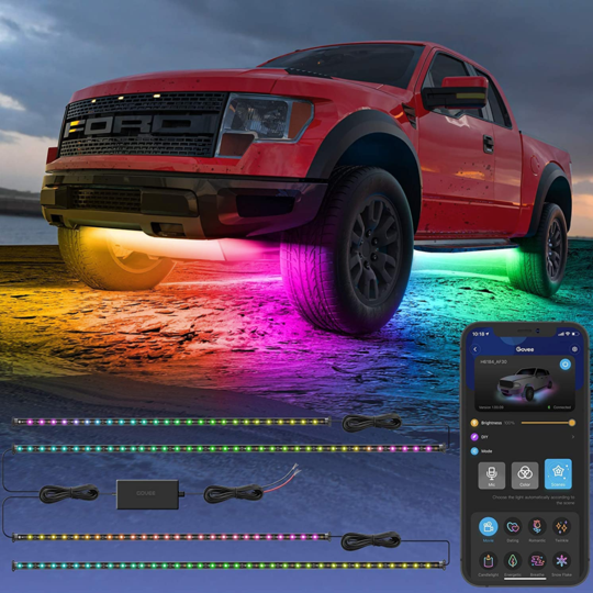 Underglow Car Lights, Exterior Car LED Lights with App and