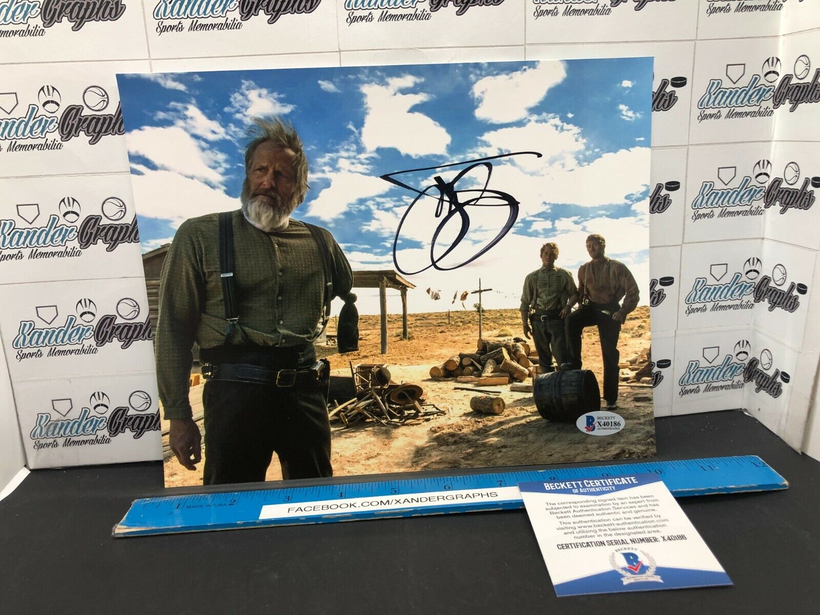 JEFF DANIELS GODS & GENERALS SIGNED AUTOGRAPHED 8X10 Photo Poster paintingGRAPH-BECKETT BAS COA