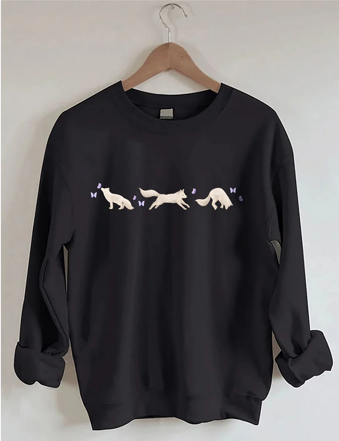 Foxes And Butterflies Sweatshirt