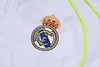 Joyfball 2025/2026 Real Madrid Half-Pull Training Suit White Retro Version Football Shirt 1:1 Thai Quality
