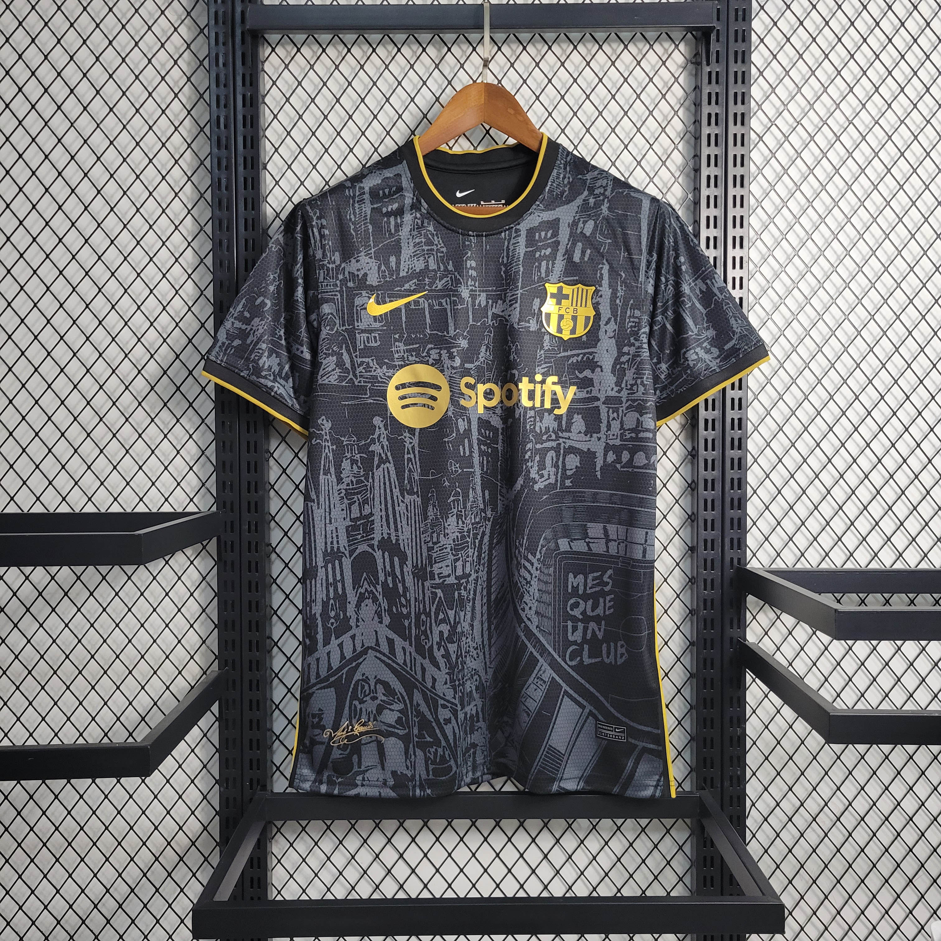 2023/2024 Barcelona Special Edition Black Football Shirt 11 Thai Quality