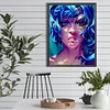 Diamond Painting -DIY Round Dril Blue-haired in the Water
