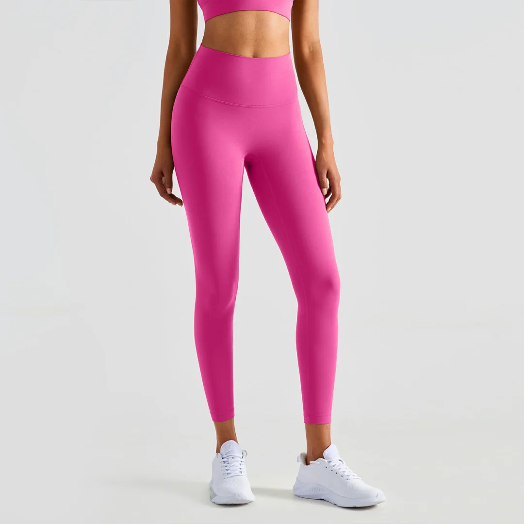 HerGymClothing pink yoga leggings